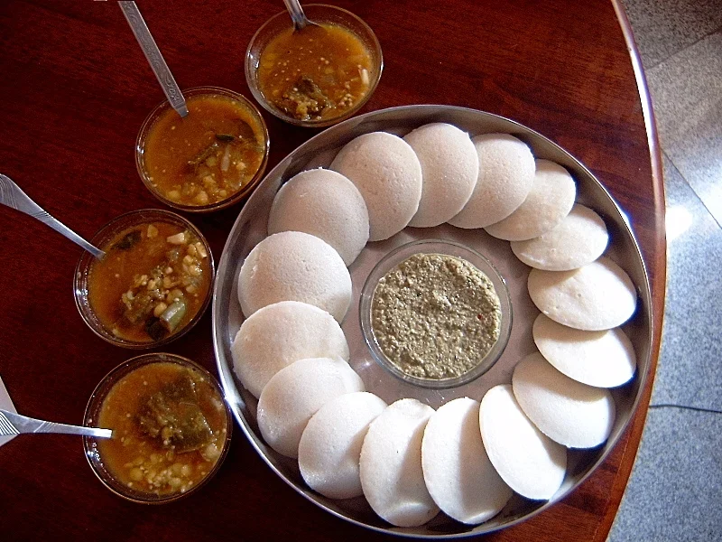 Representative idli food photograph