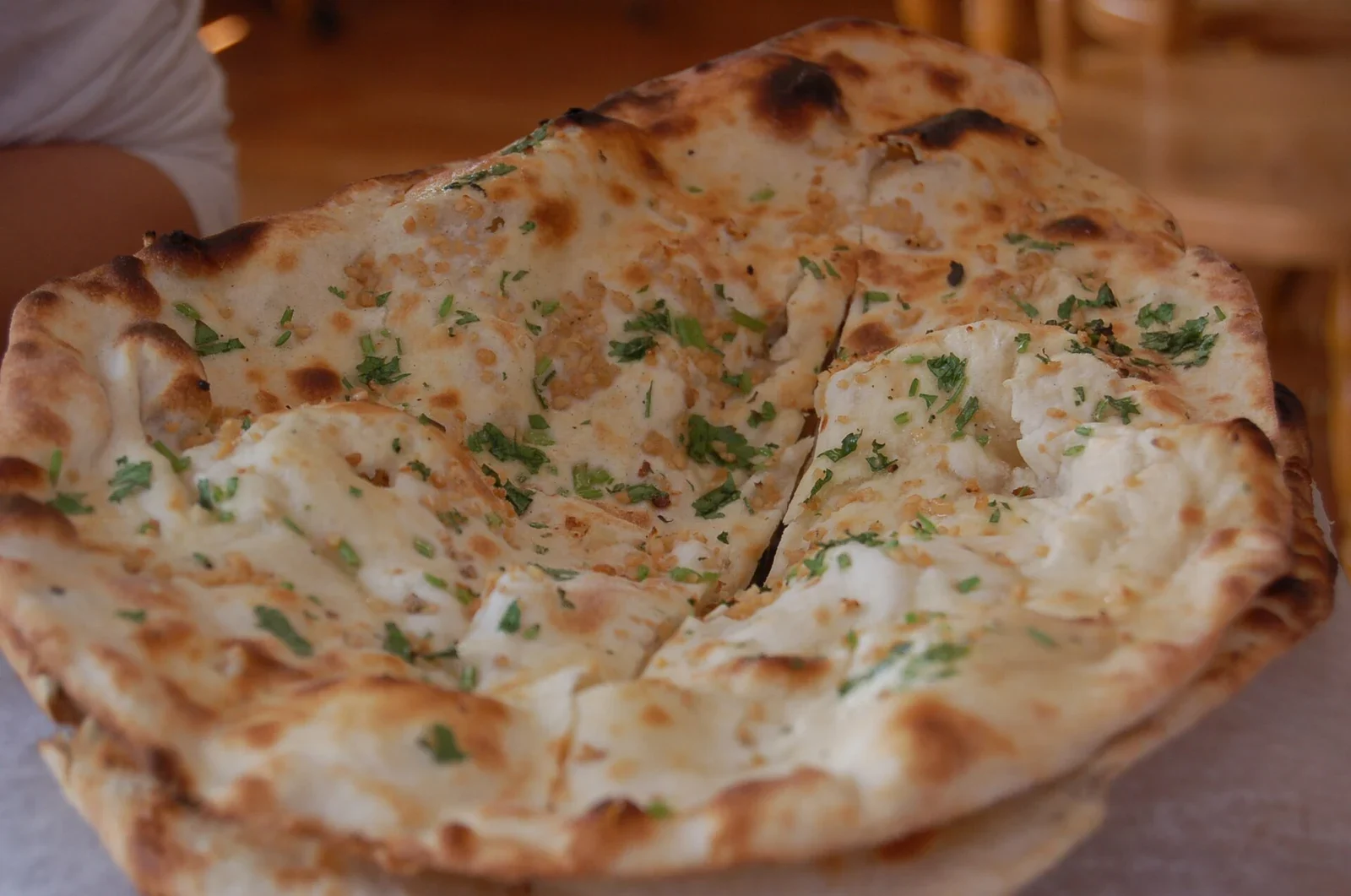 Representative naan food photograph
